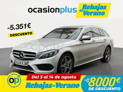 Usado Mercedes C220 170 CV (125 kW) 2018 Gris / plata Familiar