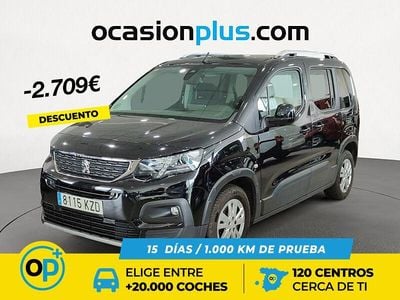 Usado Peugeot Rifter Allure 130 CV (95 kW) 2019 Negro Monovolumen