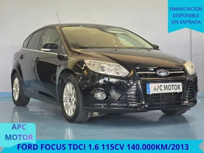 Usado Ford Focus Titanium 115 CV (84 kW) 2013 Negro Berlina