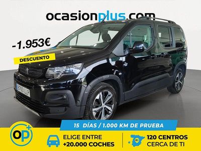 Usado Peugeot Rifter GT 130 CV (95 kW) 2020 Negro Monovolumen