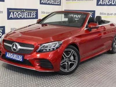 Usado Mercedes 200 AMG line 197 CV (144 kW) 2020 Rojo Descapotable
