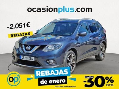 Azul Usado 2017 Nissan X-Trail Tekna SUV | 16.899 € (Precio justo)