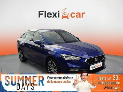 Usado Seat Leon 150 CV (110 kW) 2020 Azul Familiar