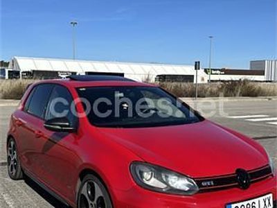 Usado VW Golf VI GTI 210 CV (154 kW) 2010 Rojo Utilitario