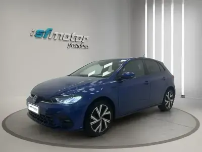 Używany VW Polo R-line 95 KM (69 kW) 2021 Niebieski Sedan/Limuzyna