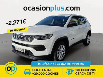 Usado Jeep Compass Longitude 130 CV (95 kW) 2022 Blanco SUV