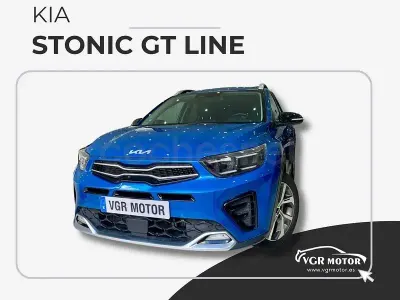 Usado Kia Stonic GT-Line 100 HP (73 kW) 2023 Azul SUV