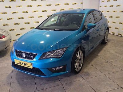 Usado Seat Leon FR 150 CV (110 kW) 2016 Azul Berlina