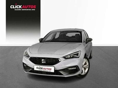 Usado Seat Leon FR 131 CV (96 kW) 2023 Plateado Berlina