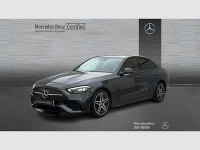 Usado Mercedes C220 AMG line 200 CV (147 kW) 2025 Gris grafito oscuro metalizado Berlina