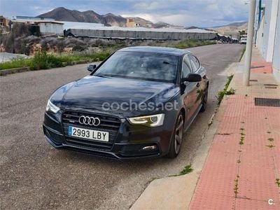 Usado Audi A5 Sportback S-Line 245 CV (180 kW) 2014 Negro Utilitario
