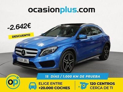 Azul Usado 2016 Mercedes GLA200 AMG line SUV | 18.658 € (Precio justo)