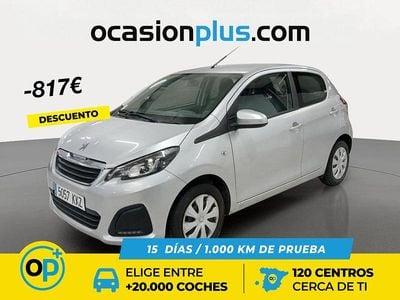 Gris Usado 2019 Peugeot 108 Active Berlina | 8990 € (Precio justo)