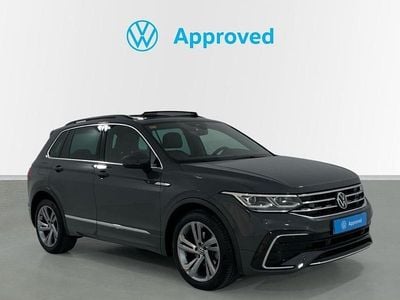 Usado VW Tiguan R-line 150 CV (110 kW) 2021 Gris SUV