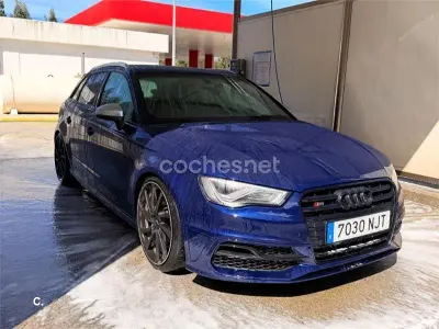 Usado Audi S3 300 CV (220 kW) 2014 Azul Berlina