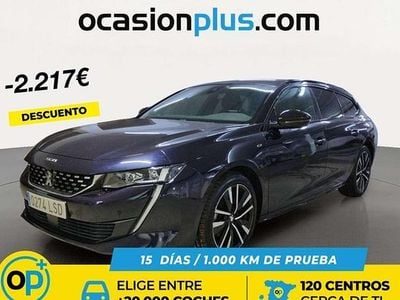 Usado Peugeot 508 SW GT 131 CV (96 kW) 2021 Azul Familiar