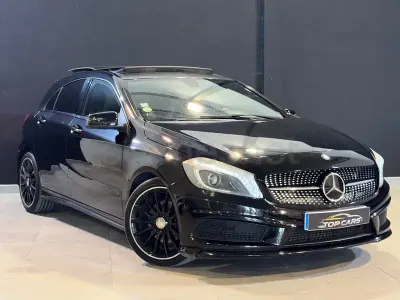 Occasion Mercedes A200 AMG line 136 PK (100 kW) 2014 Zwart Sedan