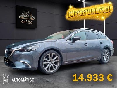 Usado Mazda 6 Luxury 150 CV (110 kW) 2016 Gris / plata Familiar