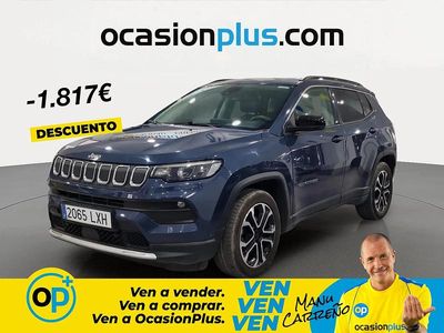 Begagnad Jeep Compass Limited 130 HK (95 kW) 2022 Blå SUV