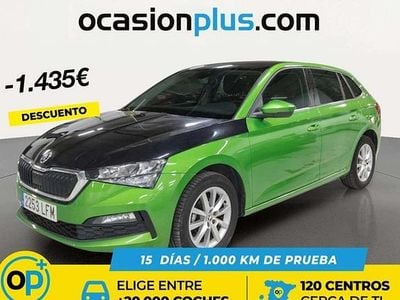 Usado Skoda Scala Ambition 95 CV (69 kW) 2020 Verde Utilitario