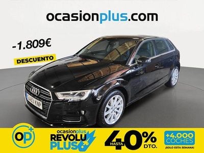 Usado Audi A3 Design 116 CV (85 kW) 2018 Negro Berlina