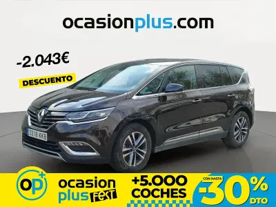 Usado Renault Espace Zen 160 CV (117 kW) 2018 Marrón Monovolumen