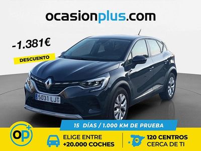 Usado Renault Captur Intens 115 CV (84 kW) 2020 Azul SUV