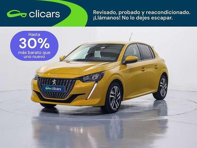 Usado Peugeot 208 Allure 102 CV (75 kW) 2021 Amarillo Utilitario
