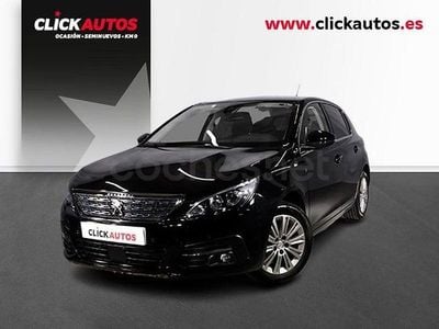 Usado Peugeot 308 Allure 130 CV (95 kW) 2021 Negro Berlina