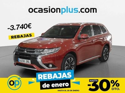 Rojo Usado 2016 Mitsubishi Outlander P-HEV SUV | 15.973 € (Buen precio)