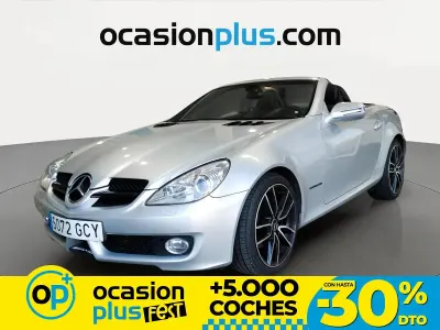Usado Mercedes SLK200 184 CV (135 kW) 2008 Plateado Descapotable