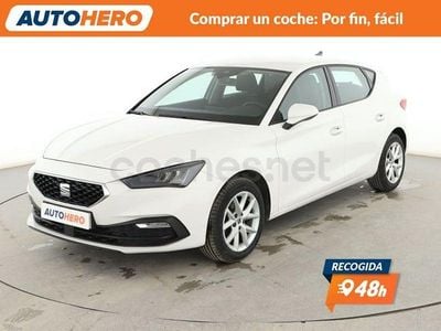 Usado Seat Leon Reference 110 CV (80 kW) 2021 Blanco Berlina