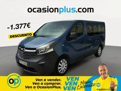Usado Opel Vivaro S 125 CV (91 kW) 2017 Azul Monovolumen