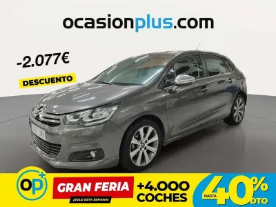 Usado Citroën C4 Feel 131 CV (96 kW) 2016 Gris Utilitario