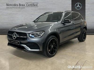 Usado Mercedes GLC300e 194 CV (142 kW) 2022 Gris selenita SUV