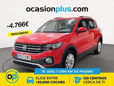 Rojo Usado 2019 VW T-Cross Advance SUV | 15.450 € (Precio justo)