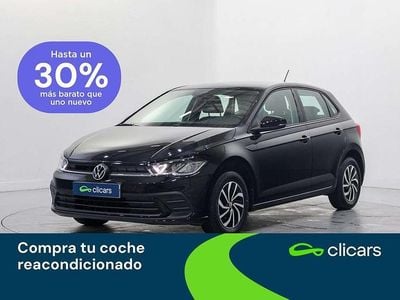 Usado VW Polo Life 95 CV (69 kW) 2022 Negro Utilitario