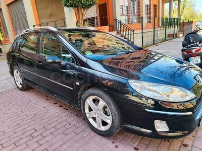 Usado Peugeot 407 Sport 136 CV (100 kW) 2008 Negro Familiar