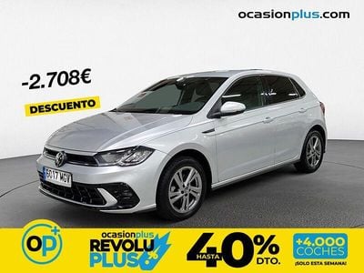 Usado VW Polo R-line 110 CV (80 kW) 2023 Gris Berlina