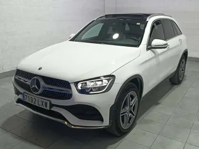 Usado Mercedes GLC350 320 CV (235 kW) 2022 Blanco SUV
