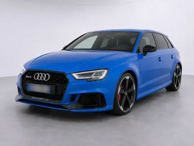 Usado Audi RS3 Sportback 400 CV (294 kW) 2019 Azul Utilitario