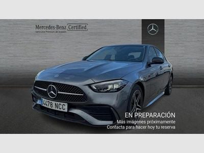 Usado Mercedes C220 AMG line 200 CV (147 kW) 2025 Gris selenita (metalizado) Berlina