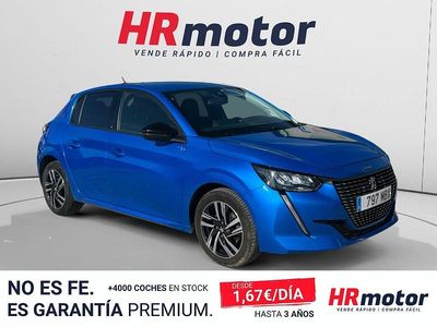 Usado Peugeot 208 Allure 101 CV (74 kW) 2022 Azul Utilitario
