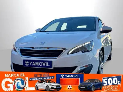 Usado Peugeot 308 Allure 131 CV (96 kW) 2016 Blanco Utilitario