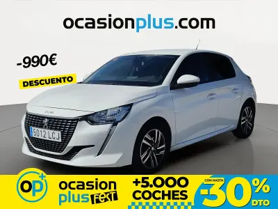 Usado Peugeot 208 Allure 100 CV (73 kW) 2019 Blanco Utilitario