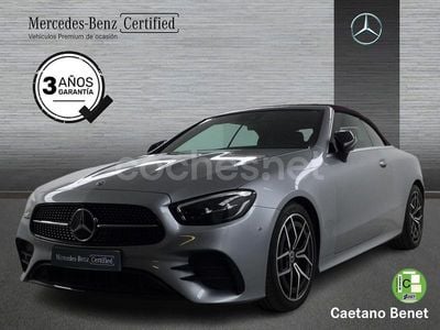 Gris / plata Usado 2023 Mercedes E220 Descapotable | 56.950 € (Precio justo)