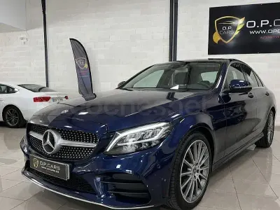 Usado Mercedes C220 194 CV (142 kW) 2019 Azul Berlina
