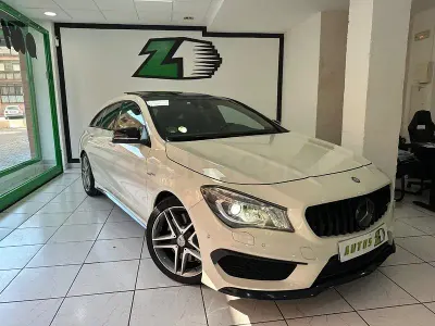 Usado Mercedes CLA45 AMG Shooting Brake 381 CV (280 kW) 2016 Blanco Familiar