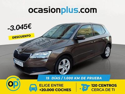 Usado Skoda Fabia 110 CV (80 kW) 2019 Marrón Berlina