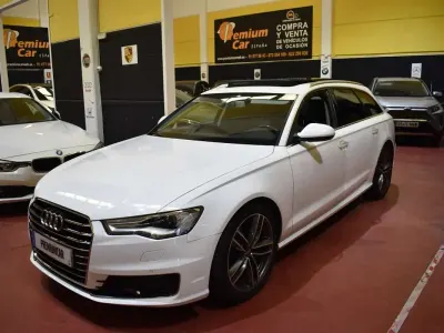 Usado Audi A6 190 CV (139 kW) 2014 Blanco Familiar